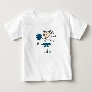 Le bleu vont T-shirts et cadeaux de pom-pom girl