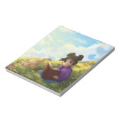 Le Bloc-Notes de la Fille Lisant et du Chat Ennuyé (Tourné)