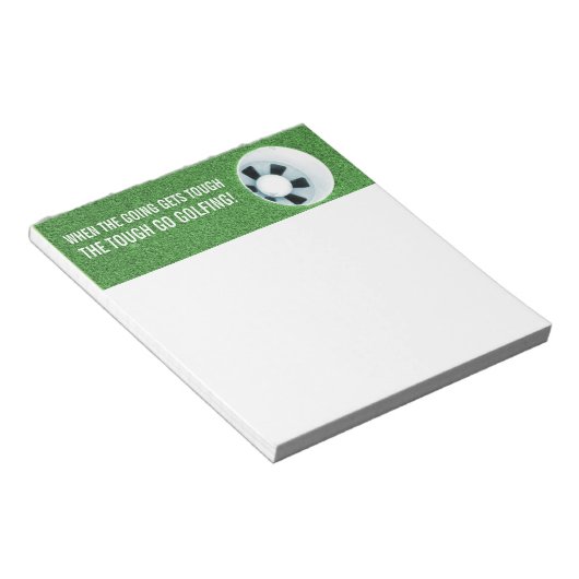 Le Bloc-notes fixe de Golfing robuste (Incliné)