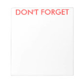 Le Bloc-notes Hadley (Devant)