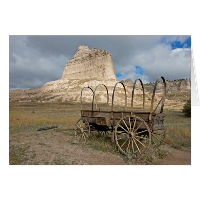 le bluff de Scott dans le Nebraska d'aujourd'hui (Devant horizontal)