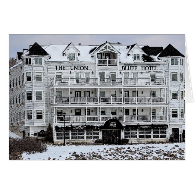 Le bluff des syndicats - plage de York, Maine (Devant horizontal)