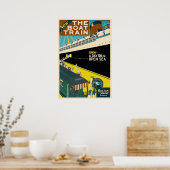 Le Boat Train - Poster Vintage voyage (Cuisine)