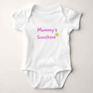 Le body bébé soleil de maman