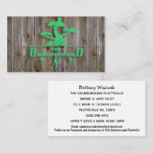 Le bois Carte de visite souterrain (Devant / Derrière)