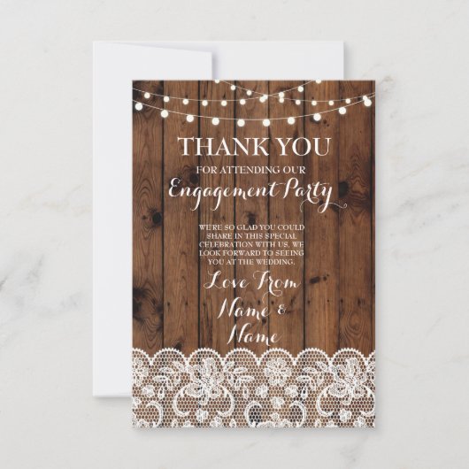 Le bois de cartes de Merci allume la dentelle (Devant)