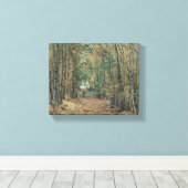 Le bois de Marly par Camile Pissaro imprimé toile (Insitu (Plancher de Bois))