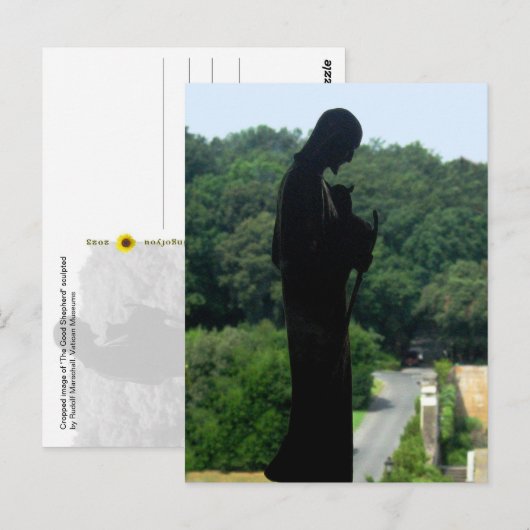 Le Bon Berger (couleur) - carte postale (Devant / Derrière)