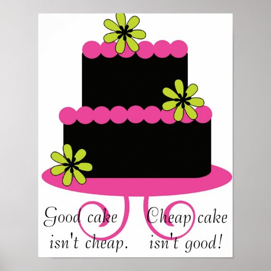 le bon gâteau n'est pas une affiche bon marché (Devant)