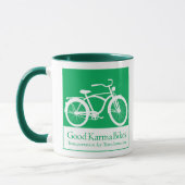 Le bon karma fait du vélo la tasse (Gauche)