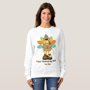 Le bon thanksgiving souhaite le sweatshirt de