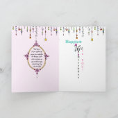 Le bonbon 16 balance la carte d'anniversaire (Intérieur)