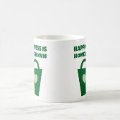 Le bonheur c'est la tasse à café cultivée à la mai (Centre)