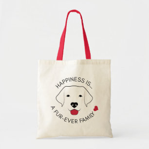 "Le Bonheur, c'est..." Sac fourre-tout en toile