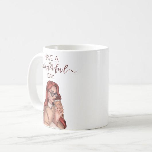 Le bonheur dans une Mug (Devant gauche)
