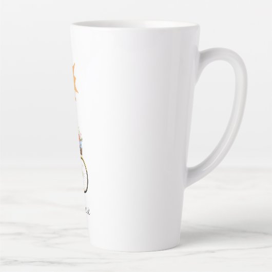 LE BONHEUR EST Chow Corgi -latte mug (Droite)