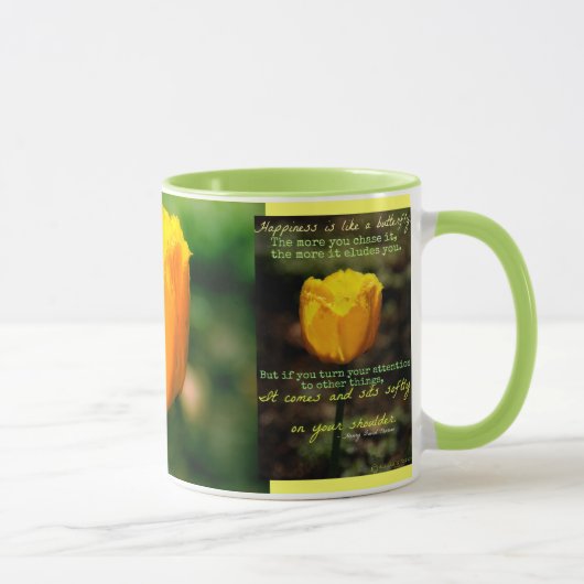 Le bonheur est comme une tasse de papillon (Droite)