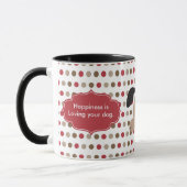 Le bonheur est d'aimer mon chien Mug (Gauche)