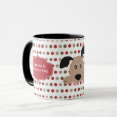 Le bonheur est d'aimer mon chien Mug (Devant gauche)