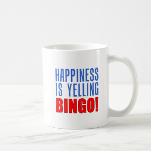Le Bonheur Est De Crier Bingo Mug