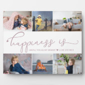 Le bonheur est | Mommy 6 Photo Collage Plaque Ease (Devant)