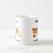 Le bonheur est un CAT et un Tricot WOOL Chat Mug (Centre)