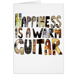 Le bonheur est une Guitare chaleureuse