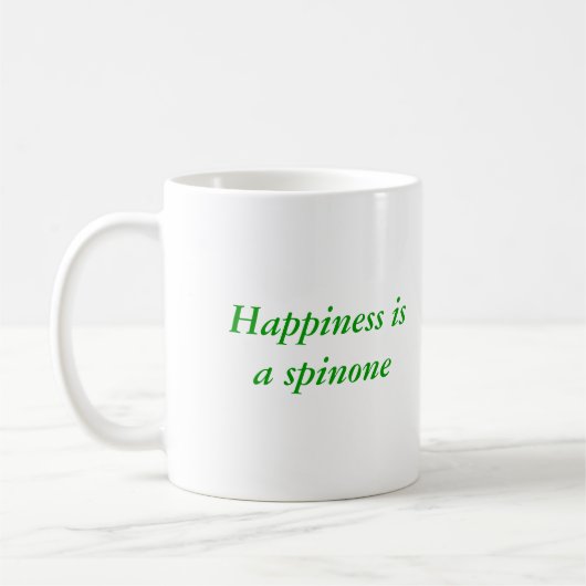 Le bonheur est une tasse de spinone (Gauche)