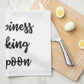 Le bonheur lèche la serviette de cuillère (Quart Plié)