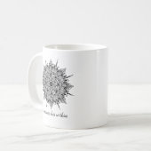 Le bonheur réside dans Mandala Coffee ou Tea Mug (Devant gauche)