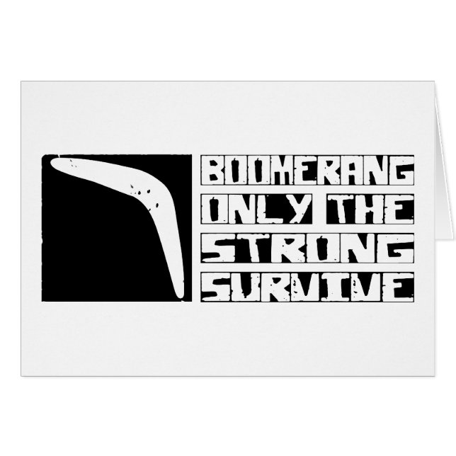 Le boomerang survivent (Devant horizontal)