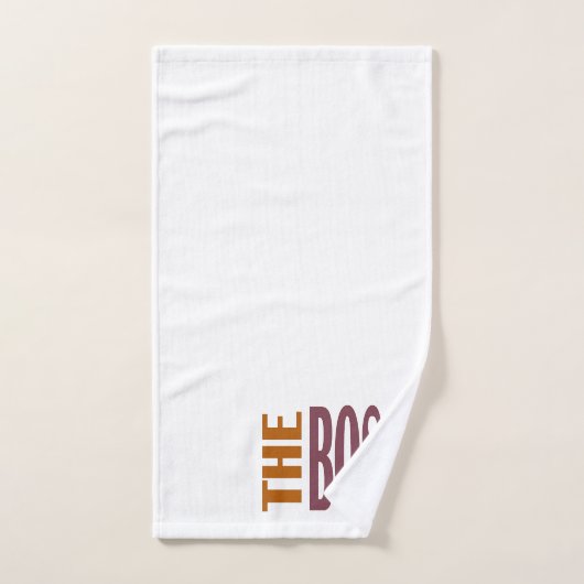 LE BOSS (Serviette à main)