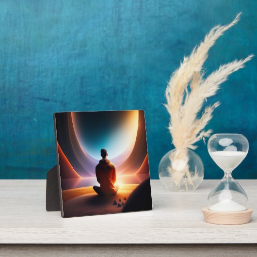 Le Bouddha cosmique | Plaque d'art Tabletop (Insitu)