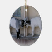 LE BOUT DIRIGE DES ORNEMENTS DE NOËL DE CHÈVRES DE (Droite)