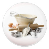 Le bouton en céramique de Baker (Devant)