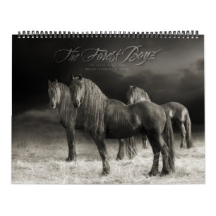 Le Boyz de la forêt - Calendrier de coeur blanc