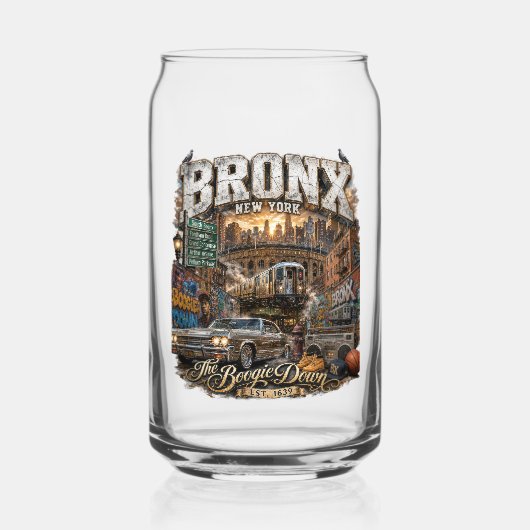 Le Bronx New York Boogie Down Collage Urbain (Verso)
