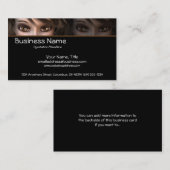 Le brun observe D1 - cartes de visite d'imaginaire (Devant / Derrière)