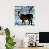 Le Buck Stops Here (Deer) Poster (Bureau à domicile)