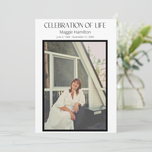 Le budget du Programme de célébration des funérail (Debout devant)