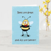 Le bulletin de félicitations gaffent la carte (Fleur jaune)