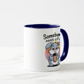 Le Bunny A Besoin De Mug De Café (Devant droit)