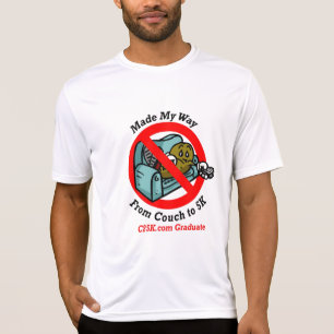 Le C25K des hommes reçoit un diplôme le T-shirt