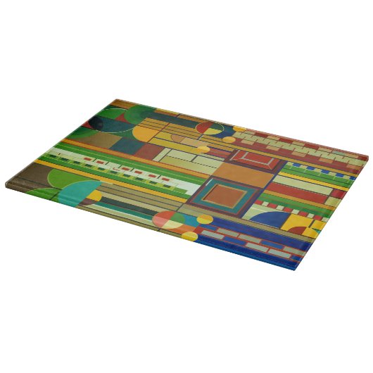 Le cactus fleurit une planche à découper (Coin)