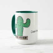 Le cactus libre étreint les tasses nommées faites (Devant gauche)