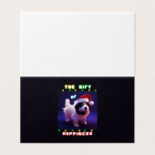 Le cadeau de bonheur chiot 25 décembre Noël (Outside Unfolded)