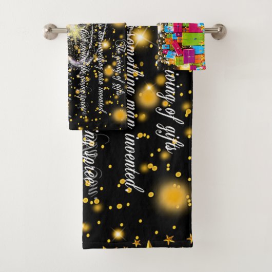 Le cadeau de Dieu de son fils ensemble de serviett (En situation)