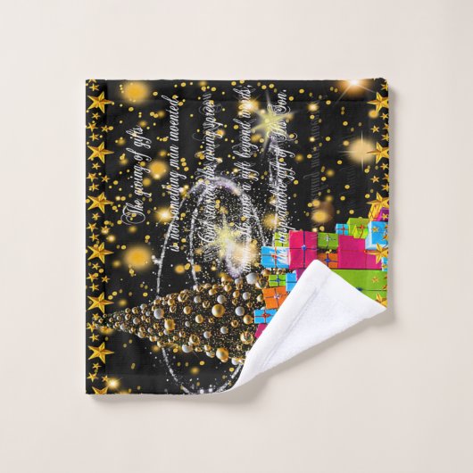 Le cadeau de Dieu de son fils ensemble de serviett (Gant de toilette)