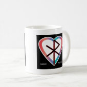 Le cadeau de l'amour Bindrune café Mug (Devant droit)