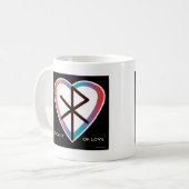 Le cadeau de l'amour Bindrune café Mug (Devant gauche)